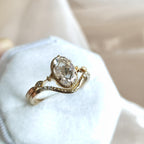 1.90 CT Oval Floral Lab-Grown Ring for Her