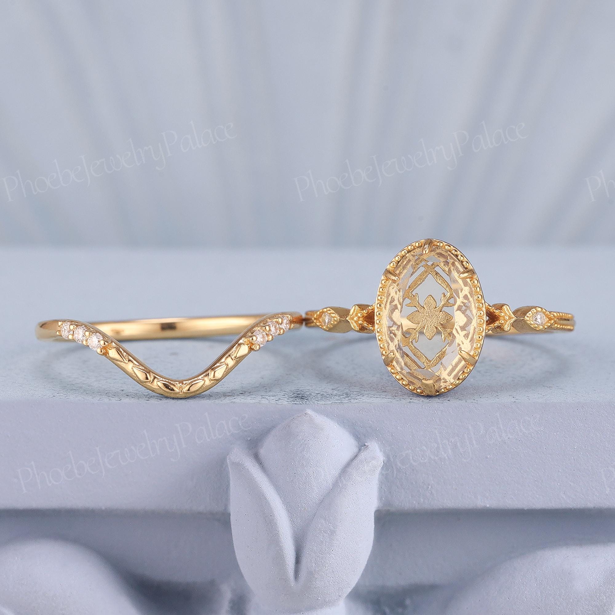 One-of-a-Kind Oval Lab Diamond Ring