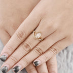 1.90 CT Art Deco Ring Set for Women