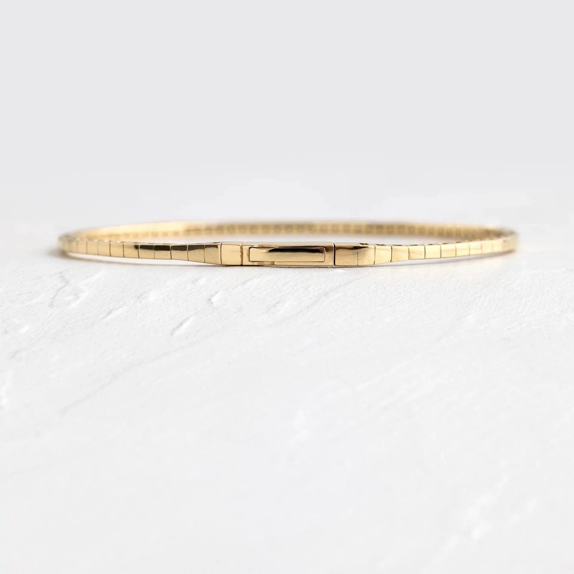 14k Solid Gold Round Shaped Lab Grown Tennis Wisp Bracelet - JBR Jeweler