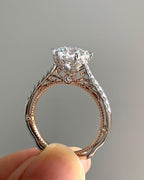 Promise forever with this 3.00 CT vintage lab-grown ring