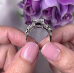 Elegant Pear Cut Lab-Grown Diamond Ring