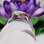 Engagement Ring in Swirl Design