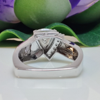 Men’s Trillion Cut Lab-Grown Diamond Engagement Ring
