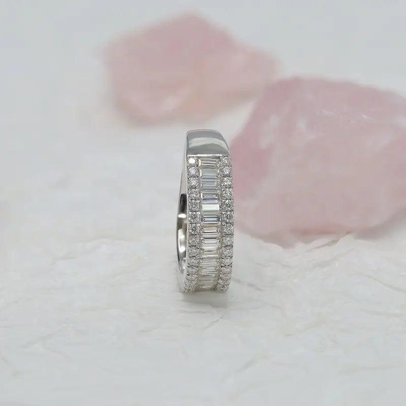 Luxury Lab Grown-CVD Diamond Wedding Band - JBR Jeweler
