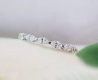 Marquise Cut Lab-Grown Diamond Full Eternity Stackable Wedding Band Ring - JBR Jeweler